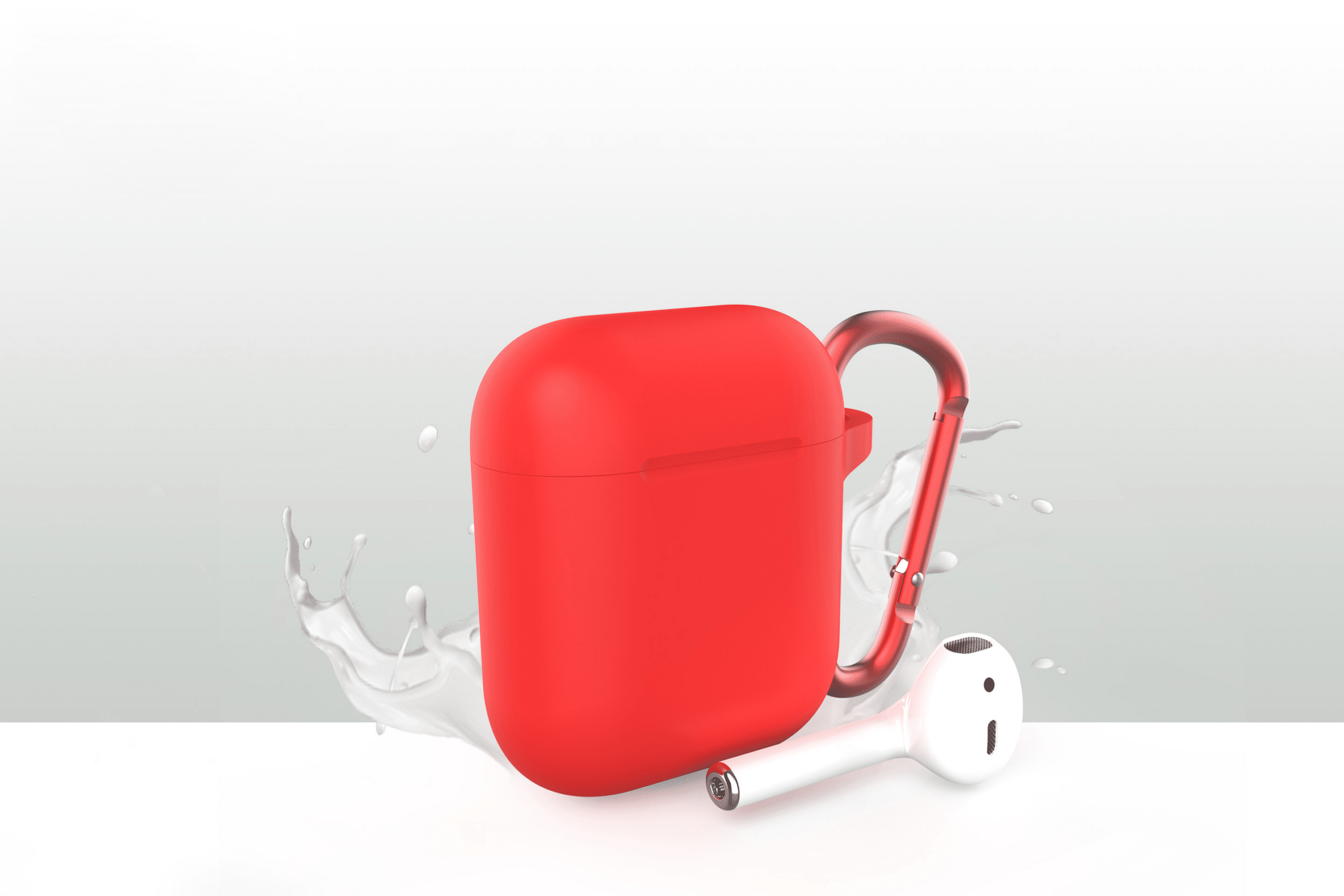 FlightLife AirPods Case Fire Red